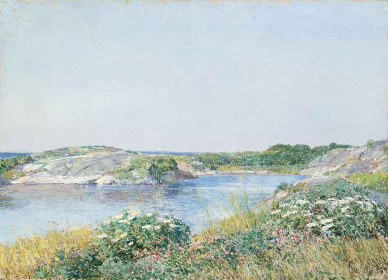 Childe Hassam The Little Pond Appledore Norge oil painting art